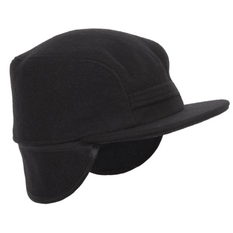 Filson Mackinaw Wool Cap - Ear Flaps, Insulated (For Men and Women)