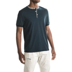 Report Collection Dot Henley Shirt - Short Sleeve (For Men)
