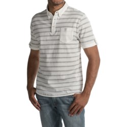Report Collection Nep Yarn Stripe Polo Shirt - Short Sleeve (For Men)