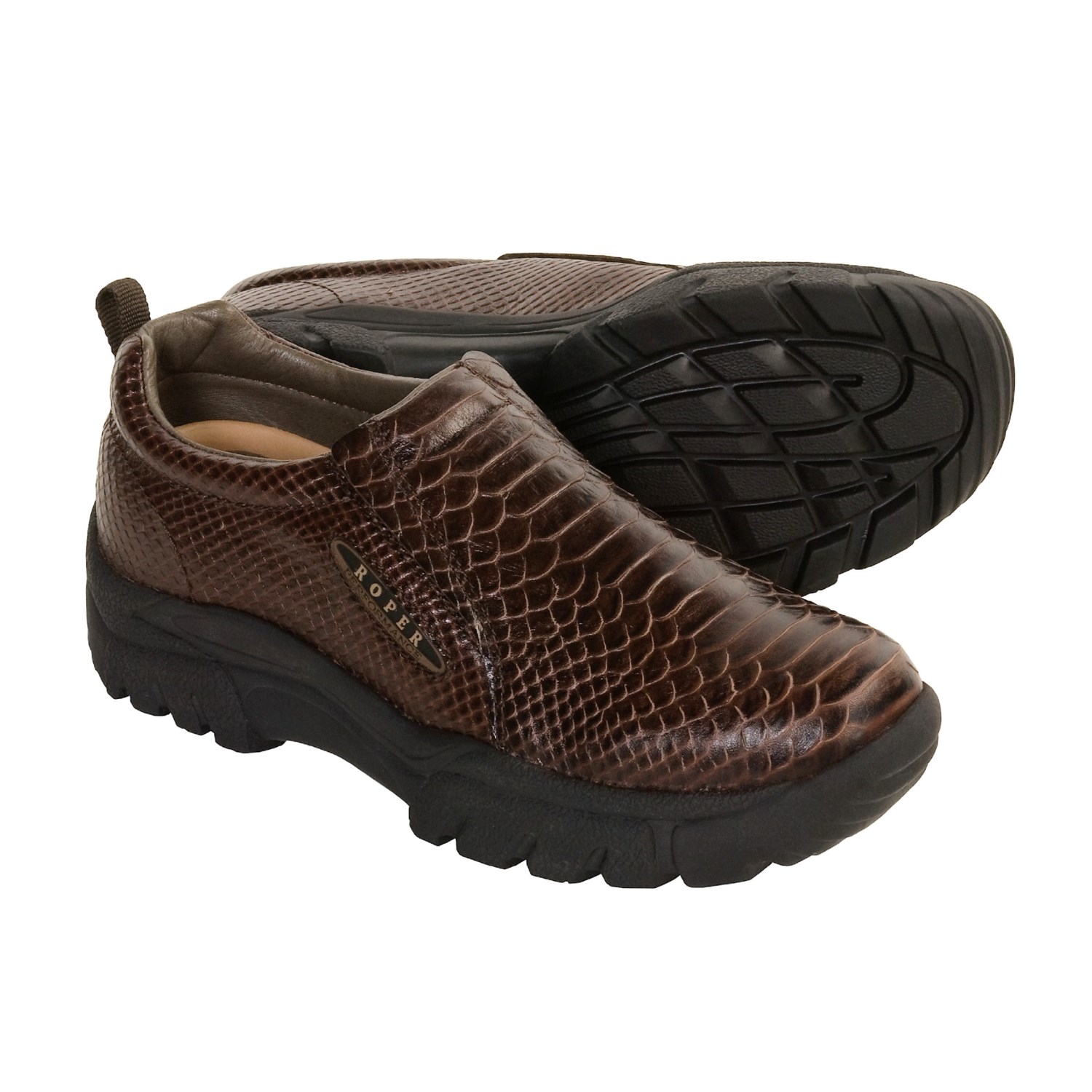 Roper Faux-Snake Belly Shoes (For Men) 2175G - Save 41%