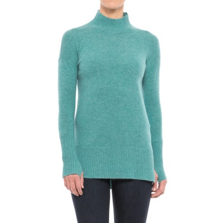 Cynthia Rowley Mock Neck Cashmere Sweater (For Women)