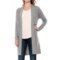 Tahari Drop-Shoulder Cashmere Cardigan Sweater - Open Front (For Women)