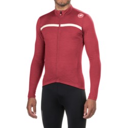 Castelli Costante Cycling Jersey - Full Zip, Merino Wool, Long Sleeve (For Men)