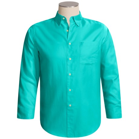 Outer Banks Dress Shirt - Cotton Dobby Twill, Long Sleeve (For Men)