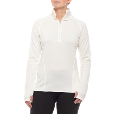 Avalanche Slalom Fleece Shirt - Zip Neck, Long Sleeve (For Women)