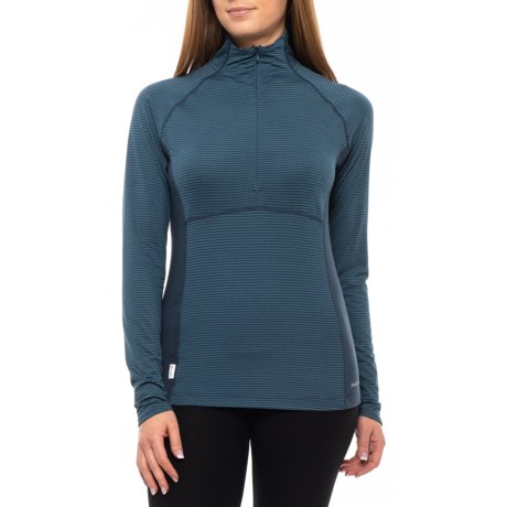 Avalanche Mont Blanc Base Layer Top - Zip Neck, Long Sleeve (For Women)