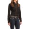 Roper Classic Tooling Embroidered Shirt - Snap Front, Long Sleeve (For Women)