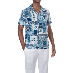 Caribbean Joe Waikiki Tiki Camp Shirt - Short Sleeve (For Men)