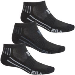 Fila Dual Angle Striped Socks - 3-Pack, Below the Ankle (For Men)