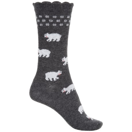 b.ella Hailey Polar Bear Socks - Crew (For Women)