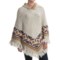 Sherpa Adventure Gear Samchi Poncho - Lambswool, Hooded (For Women)