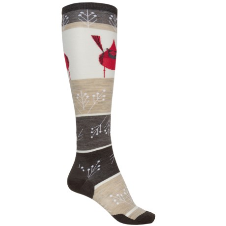 SmartWool Charley Harper Cardinal Knee-High Socks - Merino Wool, Over the Calf (For Women)