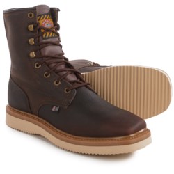 Justin Boots Flakeboard Work Boots - Leather (For Men)