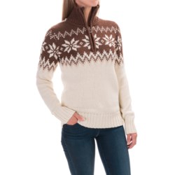 Dale of Norway Myking Sweater - Merino Wool, Zip Neck (For Women)