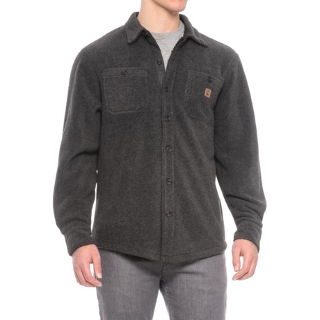 Coleman Solid Sherpa Bonded-Fleece Shirt Jacket (For Men)