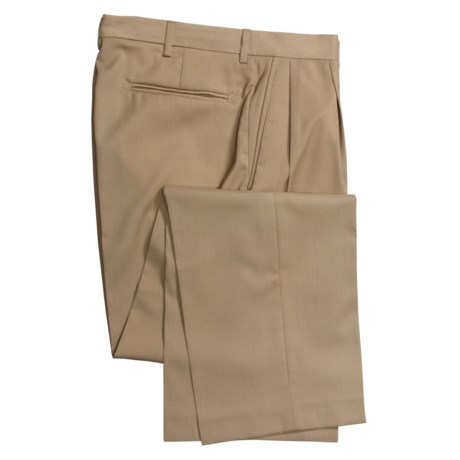 Washable Pleated Dress Pants (For Men) 2367K - Save 62%