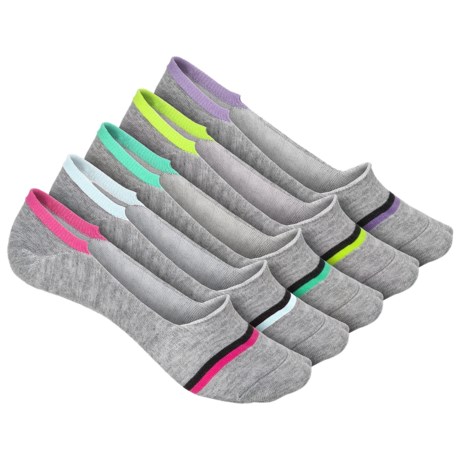 Steve Madden Athletic Footie Socks - 5-Pack, Below the Ankle (For Women)