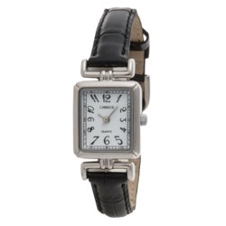 Timex Carriage Silver-Tone Watch - Leather Strap (For Women)
