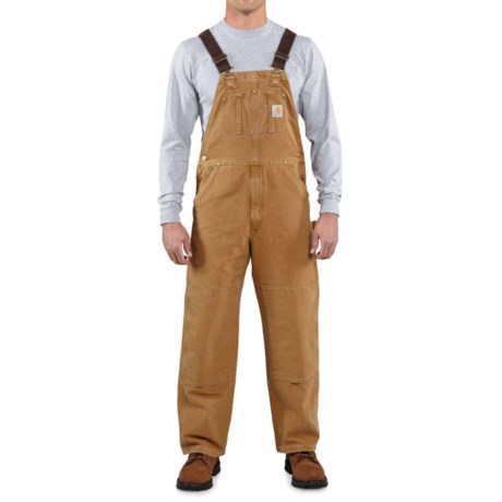Carhartt R01T Unlined Duck Bib Overalls - Factory Seconds (For Big and Tall Men)