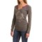 Panhandle Distressed Graphic and Rhinestone Shirt - Long Sleeve (For Women)