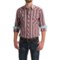 Rock & Roll Cowboy Satin Plaid Shirt - Long Sleeve (For Men)