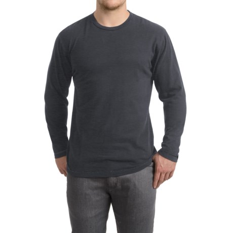 Specially made Brushed Crew Neck Shirt - Long Sleeve (For Men)