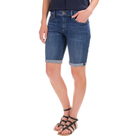 Lucky Brand The Bermuda Jean Shorts - Mid Rise (For Women)