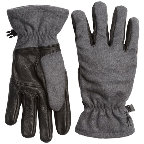 SmartWool Stagecoach Gloves - Merino Wool, Leather Palm (For Women)
