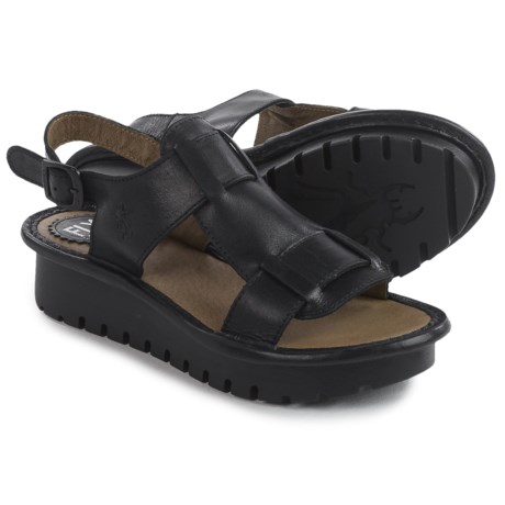 Fly London Kani Sandals - Leather (For Women)