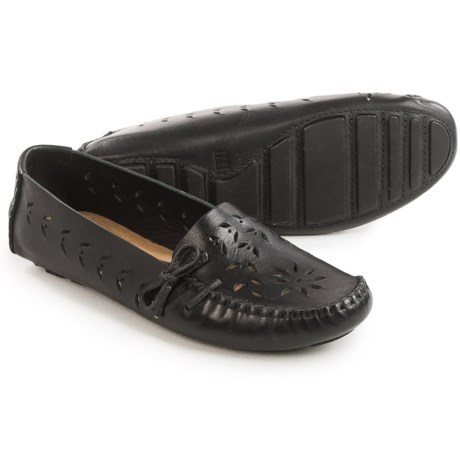 Tower 10 Sage Perforated Leather Moccasins (For Women)