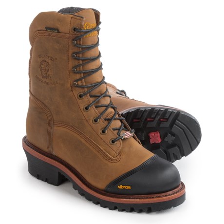 Chippewa Apache Work Boots - Waterproof, 9” (For Men)