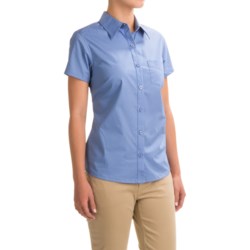Dickies Solid Poplin Shirt - Short Sleeve (For Women)