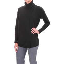 Foxcroft Asymmetrical Turteneck Shirt - Long Sleeve (For Women)