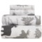 Great Bay Home Stratton Printed Flannel Sheet Set - King