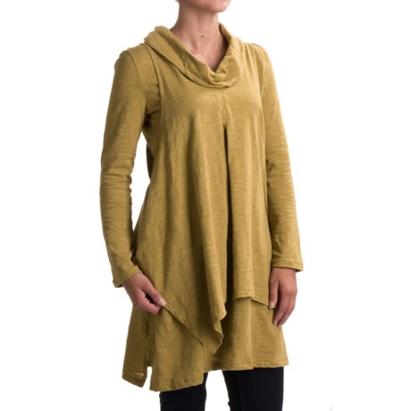 Neon Buddha Function Tunic Shirt - Cowl Neck, Long Sleeve (For Women)