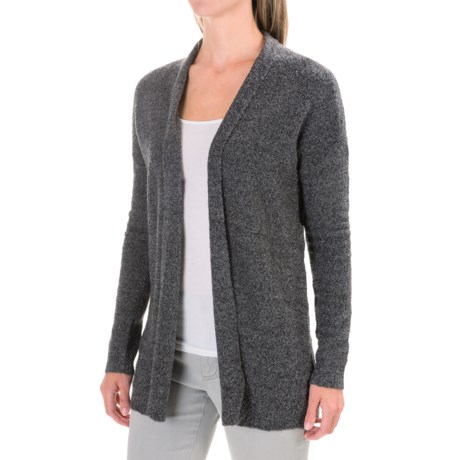 Lilla P Boucle Cardigan Sweater - Open Front (For Women)