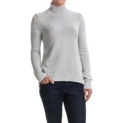 Lilla P Novelty Stitch Turtleneck Sweater (For Women)