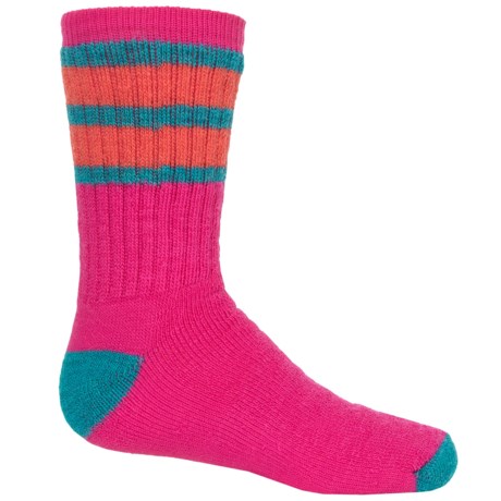 SmartWool Striped Hike Medium Socks - Merino Wool, Crew (For Big Kids)