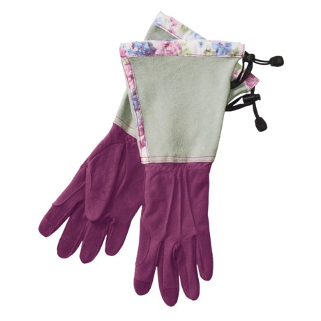 Auclair Deer Suede Split Cuff Gloves (For Women)