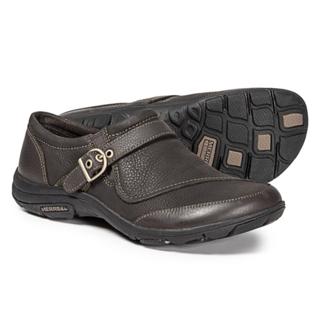Merrell Dassie Buckle Shoes - Leather, Slip-Ons (For Women)