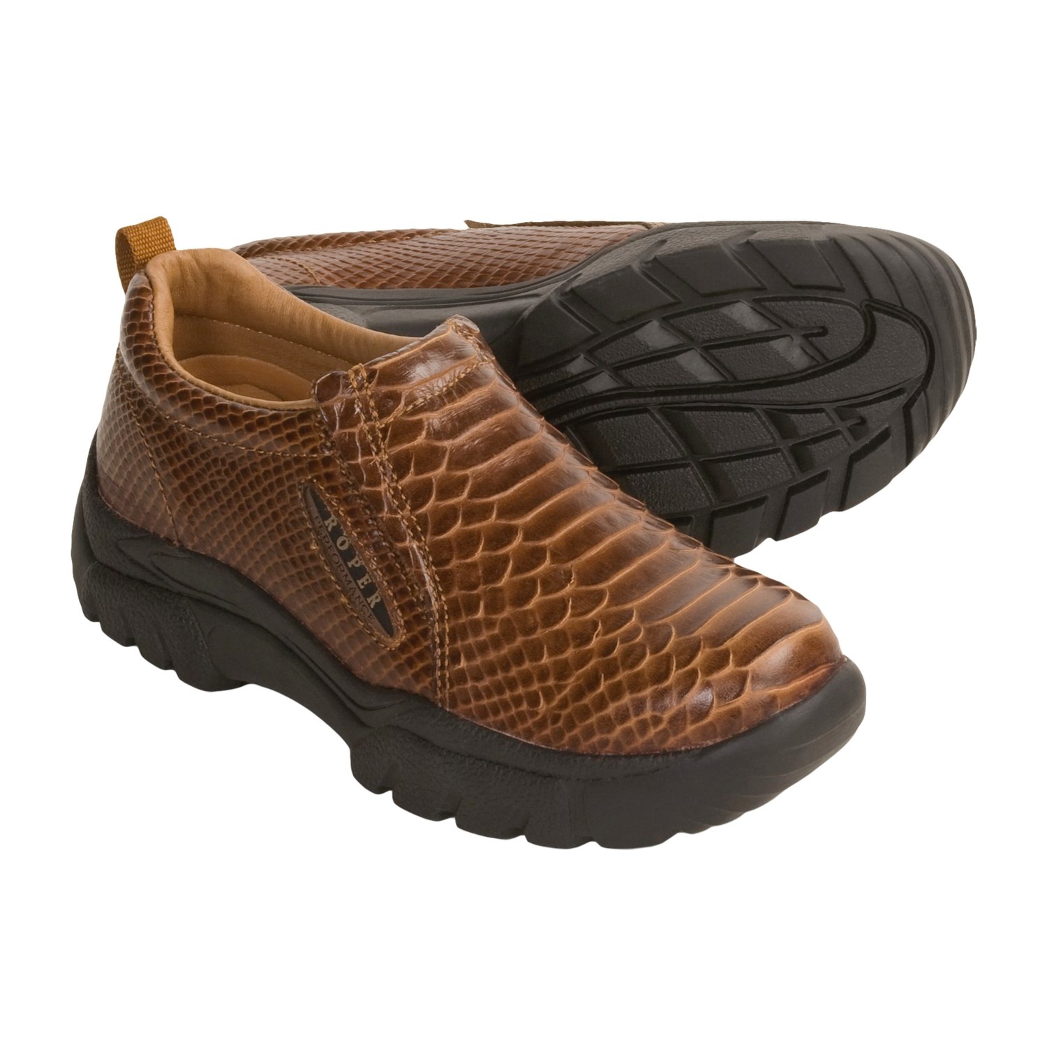 Roper Faux-Snake Belly Shoes (For Women) 2724C - Save 41%
