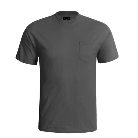 Hanes Beefy-T Pocket T-Shirt - Ring-Spun Cotton, Short Sleeve (For Men)