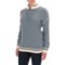 Cotton Country Sock Sweater - Zip Neck (For Women)
