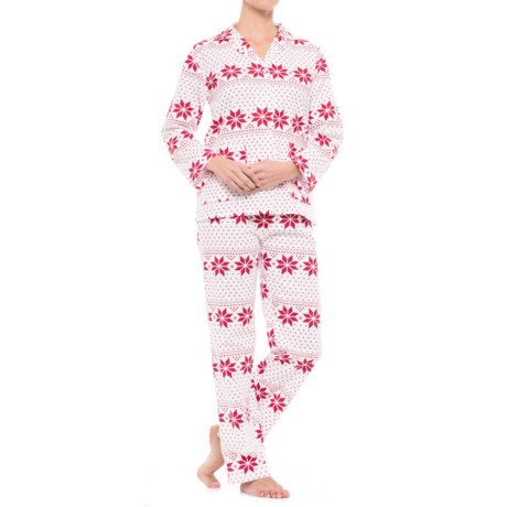 Aegean Apparel Flannel Pajamas - Long Sleeve (For Women)