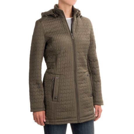 Weatherproof Quilted Hooded Walker Coat (For Women)