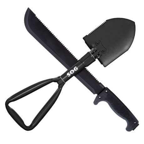 SOG Machete and Entrenching Tool Combo Kit