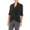 Manduka Twist-Front Shirt - Organic Cotton, Long Sleeve (For Women)