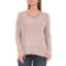 CG Cable & Gauge Drop-Shoulder High-Low Sweater (For Women)