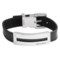 Tateossian Bracelet - Italian Leather and Sterling Silver (For Men and Women)