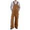 Carhartt R41 Zip-to-Thigh Bib Overalls - Insulated, Factory Seconds (For Men)